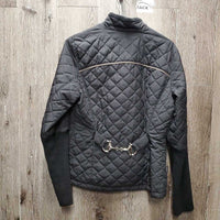 LS Quilt Jacket, zip *gc, Sleeves: v.pilly, mnr dirt/stains & rubs
