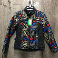 Light Winter Jacket, Zipepr *vgc, older, cuff rubs/faded spots
