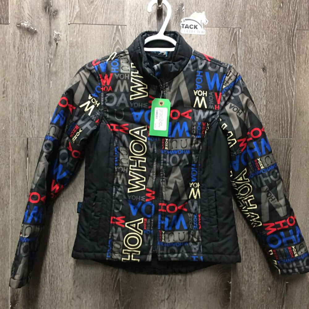 Light Winter Jacket, Zipepr *vgc, older, cuff rubs/faded spots