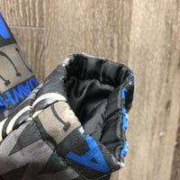 Light Winter Jacket, Zipepr *vgc, older, cuff rubs/faded spots
