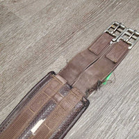 Nylon Web Neoprene Girth, els, gel center *fair, v.torn elastic, edge rubs, rust, faded, stains, dirt

