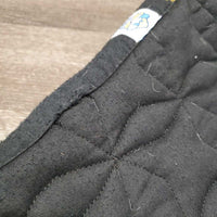Quilt Jumper Saddle Pad, 2x piping *gc, hairy, dirt, pilly, faded, mnr rubs, undone stitch, puckers
