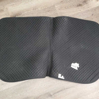 Quilt Dressage Saddle Pad *vgc, clean, mnr hair, residue, rubs, threads