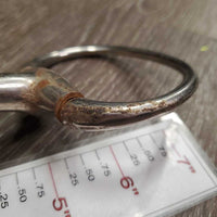 Thin Eggbutt Bit *fair, rust, v.rubbed, scratched & dents?dings

