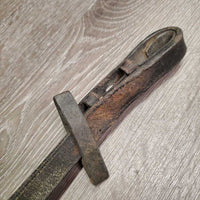 1 Half Braided Rein ONLY *fair, dirty, rubs, chewed
