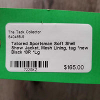 Soft Shell Show Jacket, Mesh Lining, tag *new