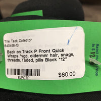 Pr Front Quick Wraps *vgc, older, mnr hair, snags, threads, faded, pills
