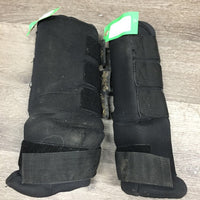 Pr Front Quick Wraps *gc, older, dirt, mnr hair, snags, threads, faded, pilly
