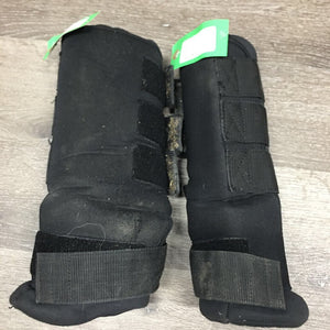 Pr Front Quick Wraps *gc, older, dirt, mnr hair, snags, threads, faded, pilly