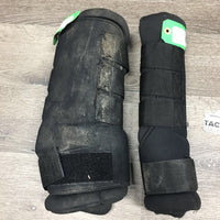 Pr Front Quick Wraps *vgc/gc, older, mnr dirt/stains, mnr hair, snags, threads, faded, pills
