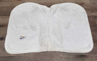Fleece Jumper Saddle Pad, bling *gc, clean, pilly, mnr rubs, puckers, stains, clumpy

