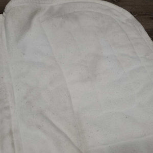 Fleece Jumper Saddle Pad, bling *gc, clean, pilly, mnr rubs, puckers, stains, clumpy