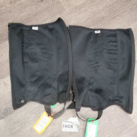 Microsuede Half Chaps *fair, peeled, rubs, mnr dirt
