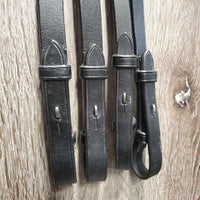 Rsd Padded Dressage Double Bridle, Crown Buckle, Notch & Curb Reins, Crank *like new/xc, clean, v.mnr creases & dust
