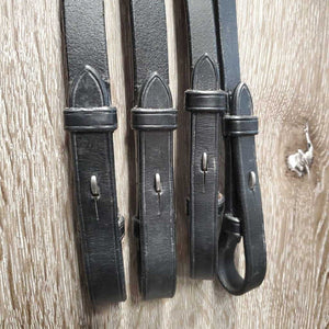 Rsd Padded Dressage Double Bridle, Crown Buckle, Notch & Curb Reins, Crank *like new/xc, clean, v.mnr creases & dust