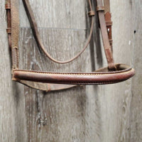 Rsd v.Narrow Bridle *gc, edge scrapes, dirt, rubs, tight keepers, stiff, dry
