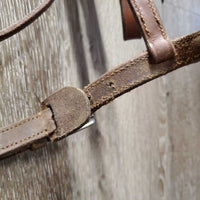 Rsd v.Narrow Bridle *gc, edge scrapes, dirt, rubs, tight keepers, stiff, dry
