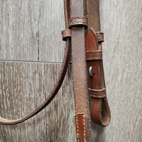 Rsd v.Narrow Bridle *gc, edge scrapes, dirt, rubs, tight keepers, stiff, dry
