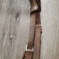 Rsd v.Narrow Bridle *gc, edge scrapes, dirt, rubs, tight keepers, stiff, dry
