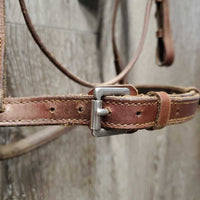 Rsd v.Narrow Bridle *gc, edge scrapes, dirt, rubs, tight keepers, stiff, dry
