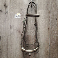 Rsd Padded Bridle *poor, N0 Flash, BROKEN Throatlatch, v.dry, v.stiff, dirty, older
