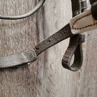 Rsd Padded Bridle *poor, N0 Flash, BROKEN Throatlatch, v.dry, v.stiff, dirty, older
