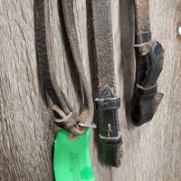Rsd Bridle, Braided Reins *fair, older, rubs, scrapes, NO Flash, dry, loose hook, dirt, chews, xholes
