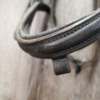 Rsd Bridle, Braided Reins *fair, older, rubs, scrapes, NO Flash, dry, loose hook, dirt, chews, xholes

