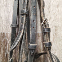 Rsd Bridle, Braided Reins *fair, older, rubs, scrapes, NO Flash, dry, loose hook, dirt, chews, xholes
