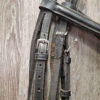 Rsd Bridle, Braided Reins *fair, older, rubs, scrapes, NO Flash, dry, loose hook, dirt, chews, xholes
