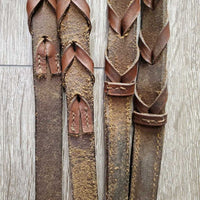 Rsd Bridle, Rsd Braided Reins *gc/fair, rubs, older, missing buckle pin, scrapes, mnr dirt
