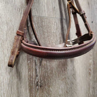 Rsd Bridle, Rsd Braided Reins *gc/fair, rubs, older, missing buckle pin, scrapes, mnr dirt

