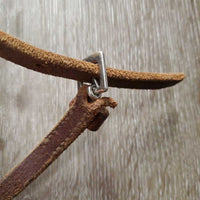 Rsd Bridle, Rsd Braided Reins *gc/fair, rubs, older, missing buckle pin, scrapes, mnr dirt
