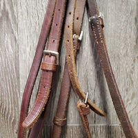 Rsd Bridle, Rsd Braided Reins *gc/fair, rubs, older, missing buckle pin, scrapes, mnr dirt
