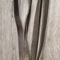 Rsd Bridle, Plain Reins *fair, v.dirty, stiff, dry, tight keepers, scrapes, rubs, NO flash
