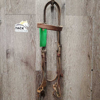 Western Headstall, laces *gc/fair, stiff, v.dirty, dry
