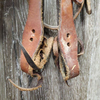 Western Headstall, laces *gc/fair, stiff, v.dirty, dry
