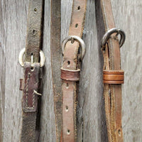 Western Headstall, laces *gc/fair, stiff, v.dirty, dry
