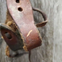 Western Headstall, laces *gc/fair, stiff, v.dirty, dry
