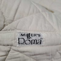 Terry Cloth Bottom Quilt Jumper Saddle Pad *gc, dingy, puckers, pilly, mnr stains, rubs, threads