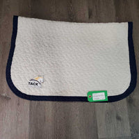 Thin Quilt Baby Pad *gc, dingy, stains, marker, puckers
