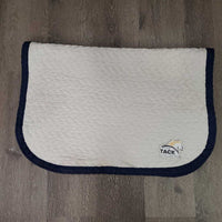 Thin Quilt Baby Pad *gc, dingy, stains, marker, puckers
