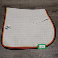Quilt Jumper Saddle Pad *gc, clean, older, v. dingy, pills, puckers, rubs, marker