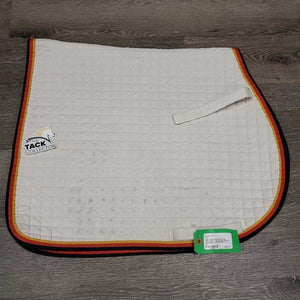 Quilt Jumper Saddle Pad *gc, clean, older, v. dingy, pills, puckers, rubs, marker