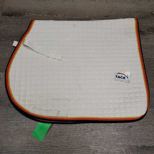 Quilt Jumper Saddle Pad *gc, clean, older, v. dingy, pills, puckers, rubs, marker