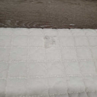 Quilt Jumper Saddle Pad *gc, clean, older, v. dingy, pills, puckers, rubs, marker