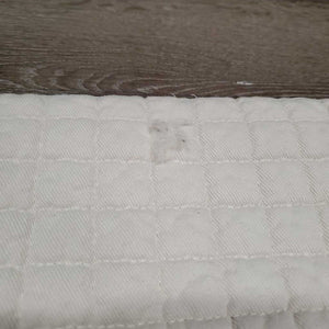 Quilt Jumper Saddle Pad *gc, clean, older, v. dingy, pills, puckers, rubs, marker