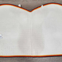 Quilt Jumper Saddle Pad *gc, clean, older, v. dingy, pills, puckers, rubs, marker