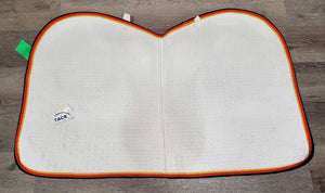 Quilt Jumper Saddle Pad *gc, clean, older, v. dingy, pills, puckers, rubs, marker