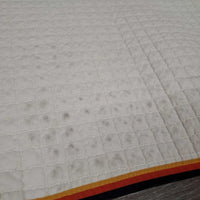 Quilt Jumper Saddle Pad *gc, clean, older, v. dingy, pills, puckers, rubs, marker
